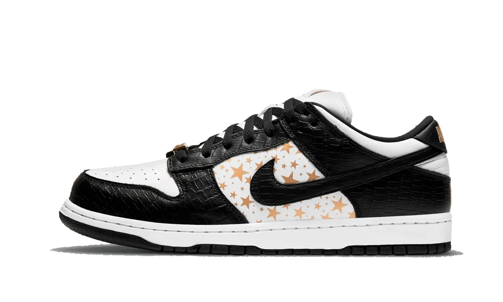Nike SB Dunk Low Supreme Stars Black