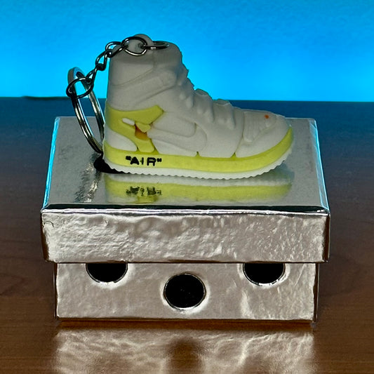 Portachiavi Sneakers Gomma Jordan 1 High Off-White EUR