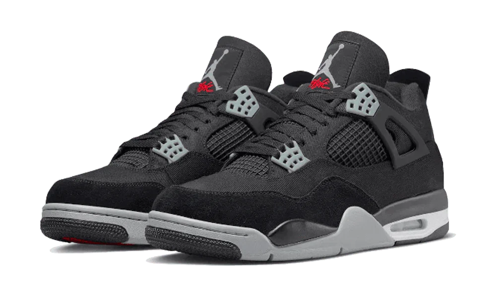 Air Jordan 4 Retro SE Black Canvas