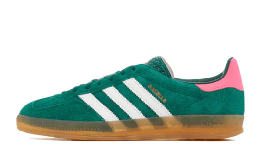 Adidas Gazelle Indoor Collegiate Green Lucid Pink (W)